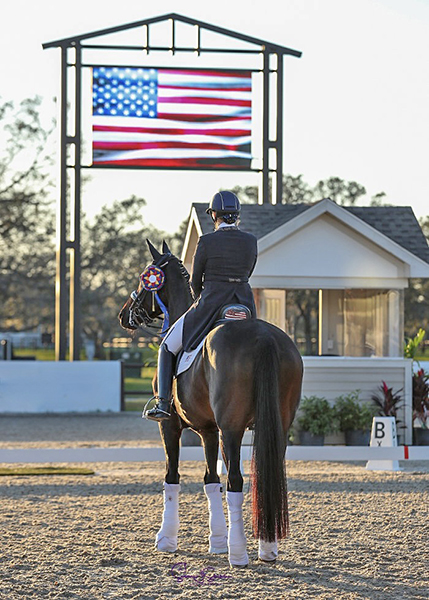 Heidi Degele and Ibistrona D (Photo: Susan J Stickle)