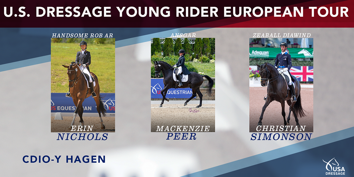 USEF Dressage 2022 Young Rider Euro Tour