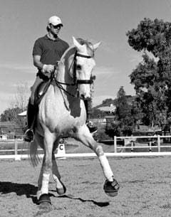 Cover - Trainer/Rider David Blake, 2011.