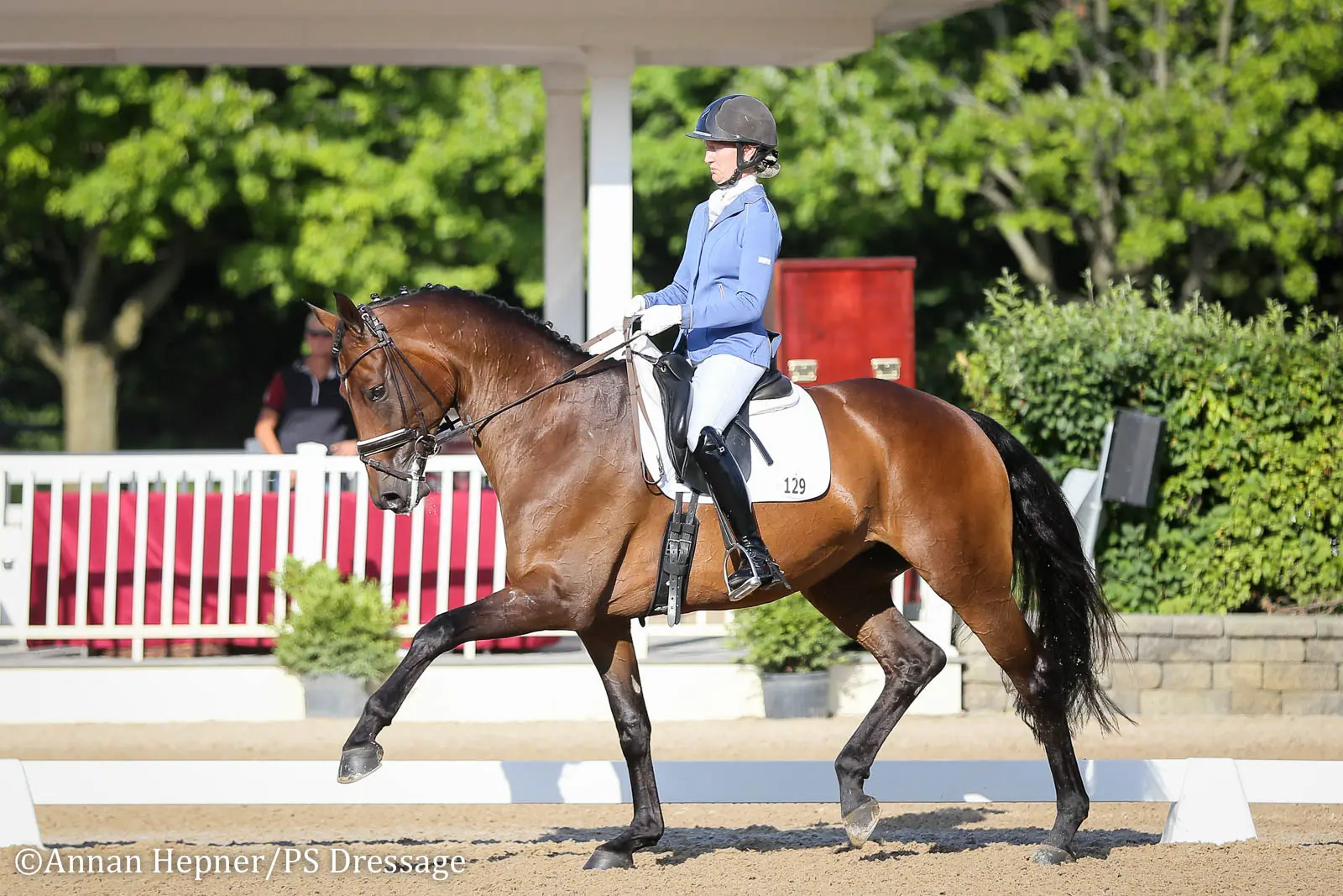 Cover - Alice Tarjan and Fairouz (Photo: Annan Hepner/PS Dressage)