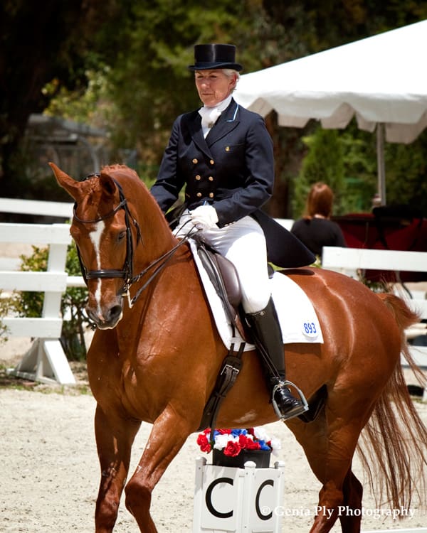 Cover - Mette Rosencrantz (USA) and Anne Solbraekke's Danish Warmblood gelding "Mosegaards Rico, 2012. (Photo: Genia Ply Photography)