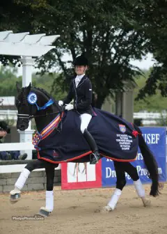 Cover - Alice Tarjan (Oldwick, NJ) and her own Somer Hit (Sandro Hit-Rhussia by Rotspun) proved to be at the top of the class of the 11 horse field in the 2012 Six-Year-Old Championship, 2015. (Photo:  PhelpsPhotos.com)