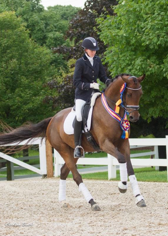 Cover - Carly Taylor-Smith and Rosalut HF (Photo: Carolynn Bunch Photography)