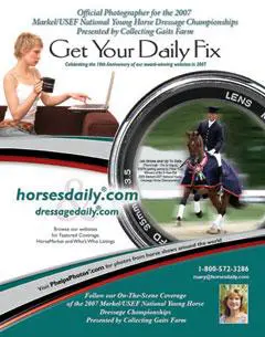 Mary Phelps with HorsesDaily.com, 2007.