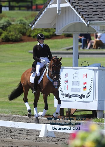 Molly Eastridge and Galant HM (by MG Diego By Marfin) owned by Barb Crabbe ©Mary Phelps 2023