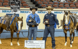 Craig Schmersal with Rootin Tootin Nite and Fernando Salgado with Swooon Tie to Win Clark’s Pump-N-Shop Novice Horse Open Derby