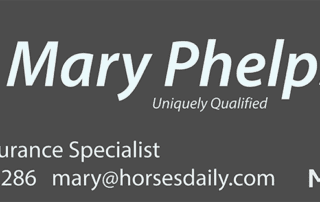 Mary Phelps Equine Insurance With Markel