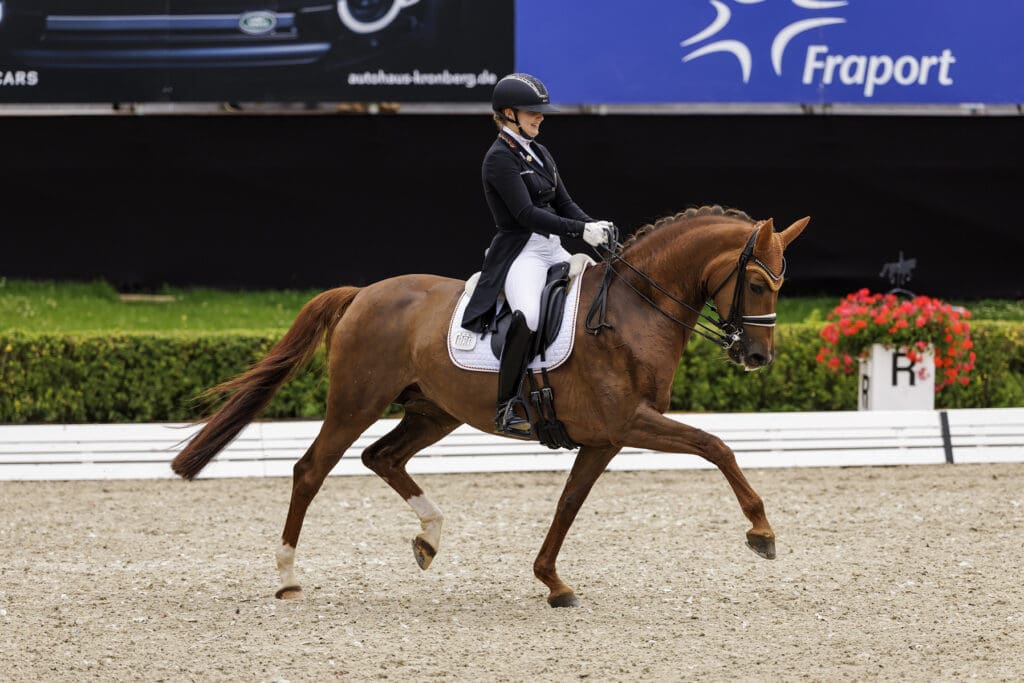 Germany's Lana-Pinou Baumgûrtel and Emma (FEI/Stefan Lafrentz)