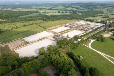 The new equestrian complex "Pôle International de Sports Equestres" (PISE).