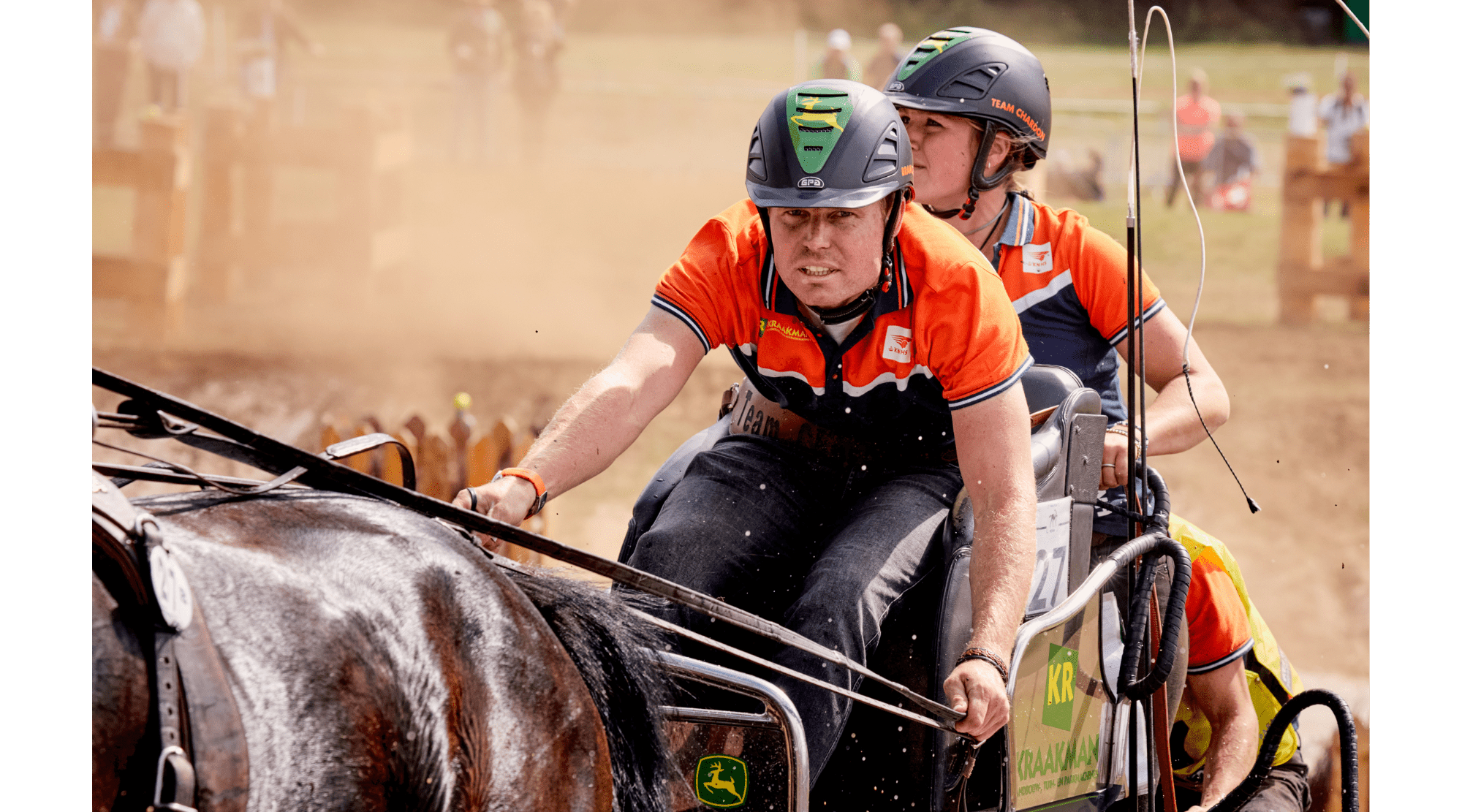 Bram Chardon (NED) at the FEI Driving World Championship 2022 Pratoni (ITA). Copyright FEI / Liz Gregg.