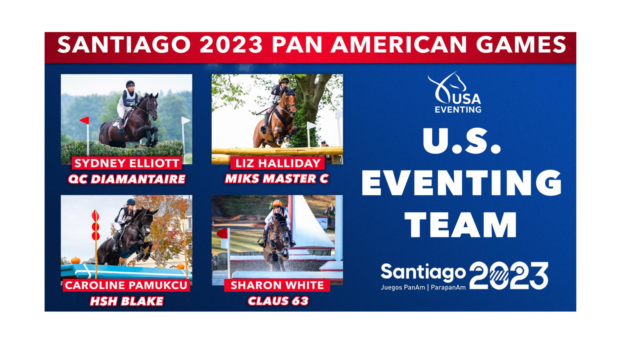 US Eventing Team Pan American Games - Santiago