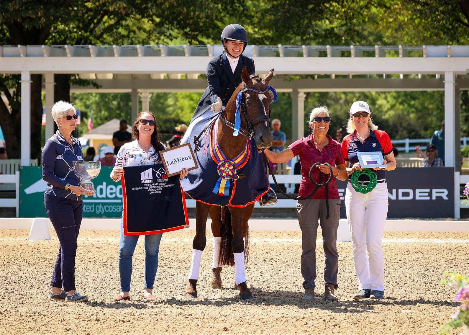 Emily Miles and Sole Mio. (Photo:©Leslie Potter/US Equestrian)