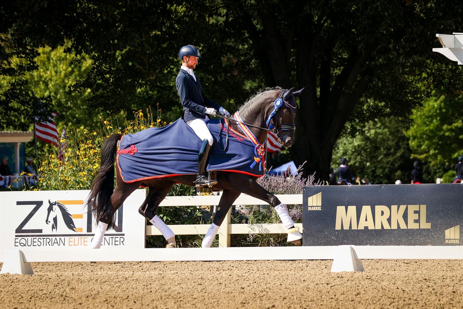 Sven Smienk and Fontenay. ©Leslie Potter/US Equestrian