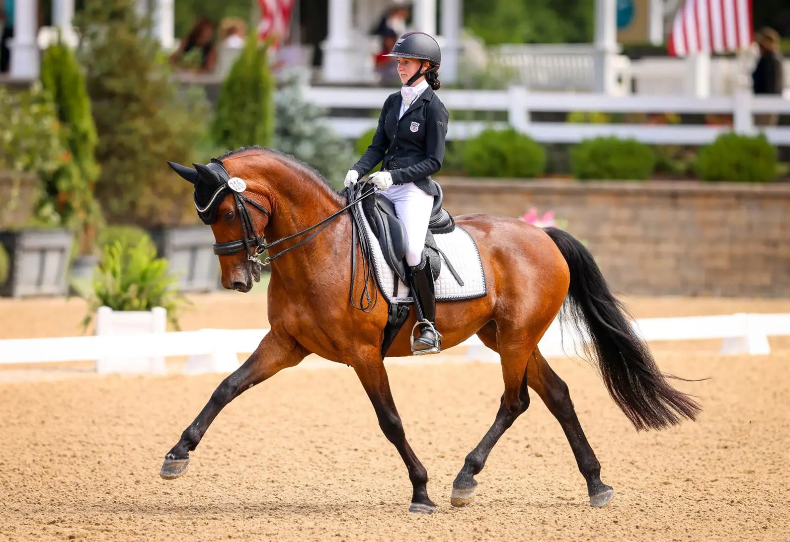 Taylor Allen and Fleur de Lis. (©Devyn Trethewey/US Equestrian)