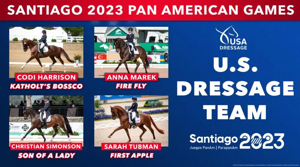 2023 Pan American Games-Santiago-Dressage Team