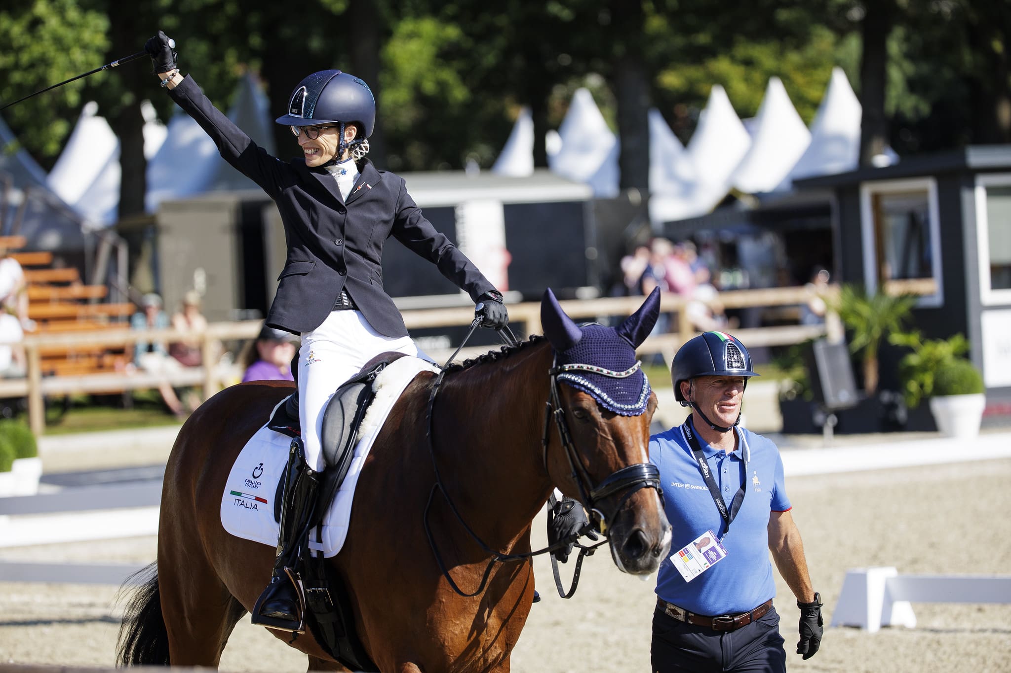 Sara Morganti (ITA) and Mariebelle (Photo: © FEI/Leanjo de Koster)