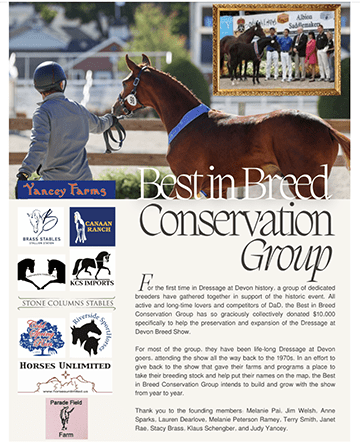 Best in Breed Conservation Group