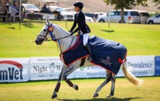 Camilla Jerng and Nopik van de Munte (Devyn Trethewey/US Equestrian)