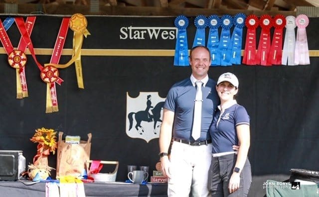 Martin and Kathryn Fleming-Kuhn of Starwest Dressage Photo ©John Borys