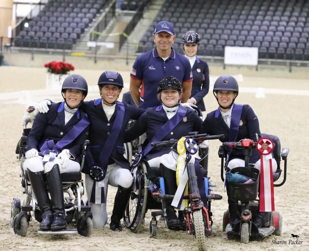 U.S. Para Dressage Team (Photo: © Sharon Packer)