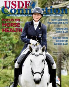 Dr. Hilary Clayton cover of USDF Magazine