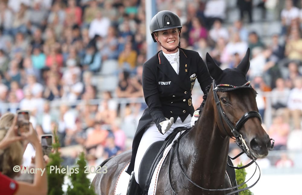 Considered one of the best Dressage athletes of her generation, Germany’s Jessica von Bredow-Werndl was the recipient of this year’s Peden Bloodstock FEI Best Athlete Award