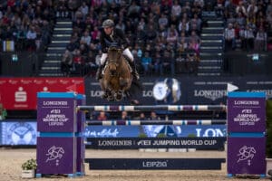 Ireland’s Daniel Coyle and the 14-year-old mare Legacy