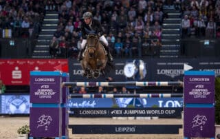 Ireland’s Daniel Coyle and the 14-year-old mare Legacy