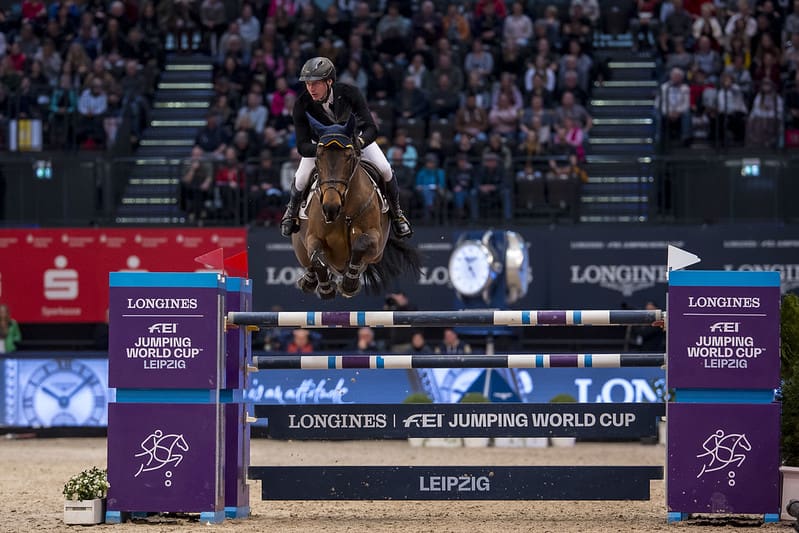 Ireland’s Daniel Coyle and the 14-year-old mare Legacy