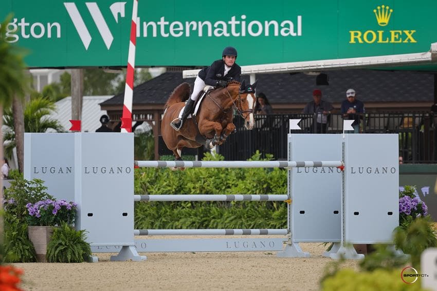 Darragh Kenny & Serendepety, winners of the $32,000 Dodd Technologies CSI3* 1.45m Speed. Photo © Sportfot