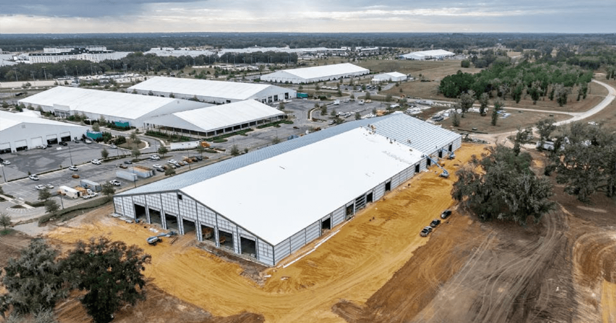 The brand-new Indoor Arena 6 is set to debut in spring 2024, promising a state-of-the-art venue with impeccable footing and grandstand seating for spectators. Photo by MAVEN Photo + Film