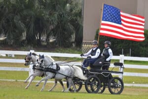Mary Phelps and her ponies at the Florida Horse Park Polo