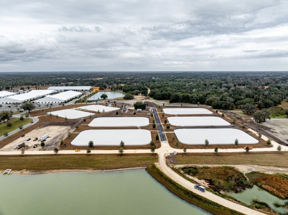 Seven new outdoor riding arenas were added to the WEC - Ocala venue, shown here prior to additional updates. Photo by MAVEN Photo + Film