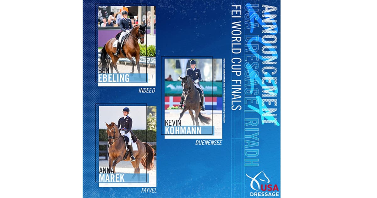 FEI Dressage World Cup Final 2024 US Dressage Team