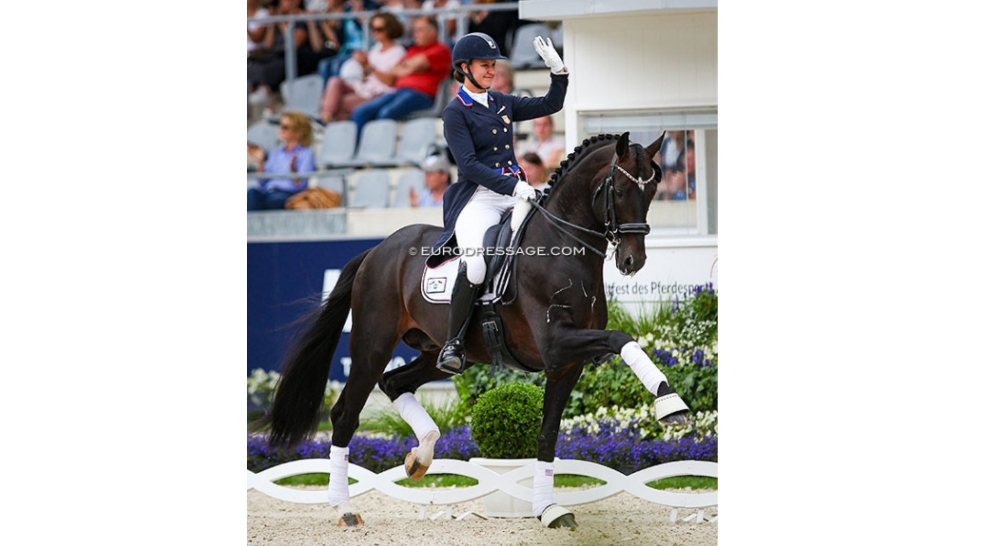 Adrienne Lyle and Salvino at the 2019 CDIO Aachen (Photo © Astrid Appels)