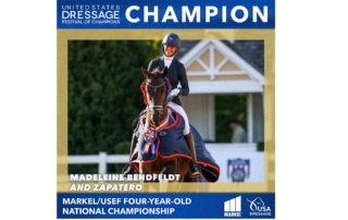 Madeleine “Lena” Bendfeldt, two-time winner at this year’s Markel/USEF Young and Developing Horse Championships, will be represented by International Equestrian Sport Group (“IES Group”).