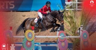 Amy Millar will be riding Truman as part of the Canadian Show Jumping Team at the Paris Olympics.