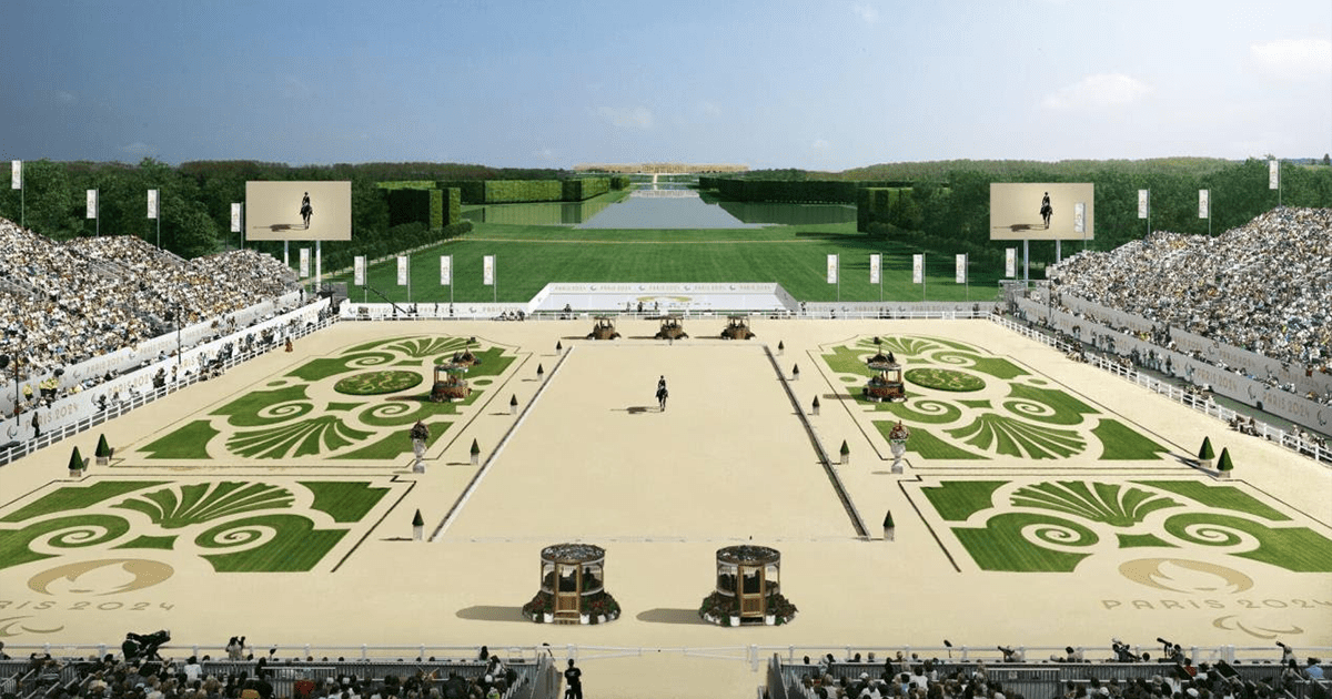 Château de Versailles, Equestrian venue for the Paris 2024 Olympic Games.  © Paris 2024