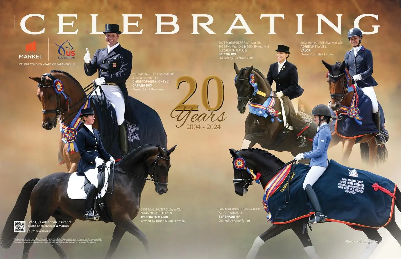Celebrating 20 Years of Sponsorship and Support for the Markel/USEF National and Developing Young Horses Program