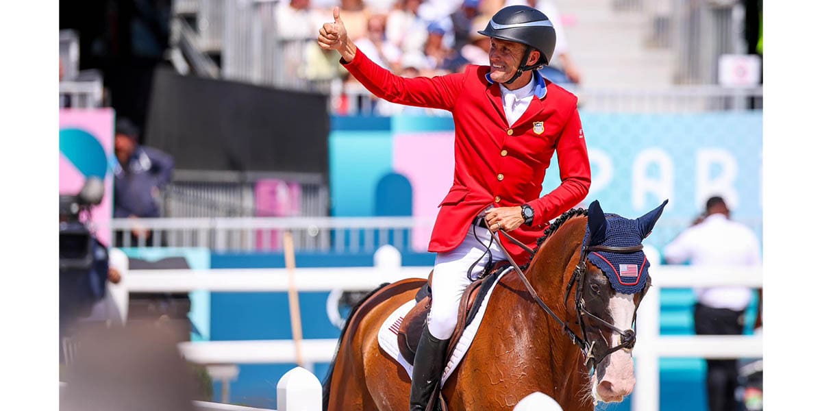 Boyd Martin and Fedarman B (USA) Secure Tenth Individually at Paris 2024 Olympic Games ©DevynTrethewey/US Equestrian