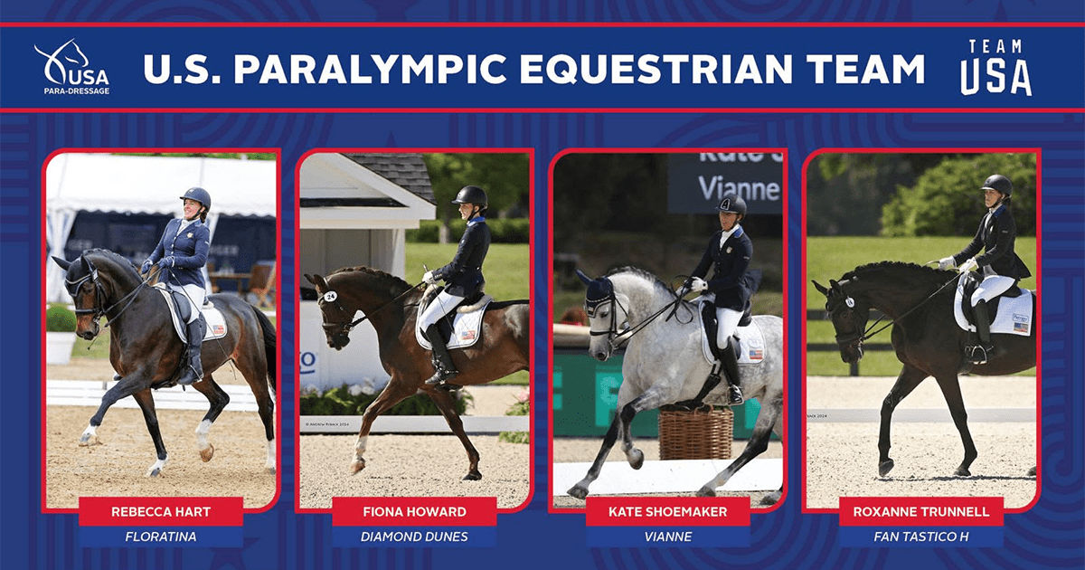 Olympic US Para Dressage Team 2024
