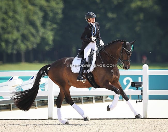 Jessica von Bredow-Werndl and Dalera BB win double gold at the 2024 Olympic Games Photo © Astrid Appels