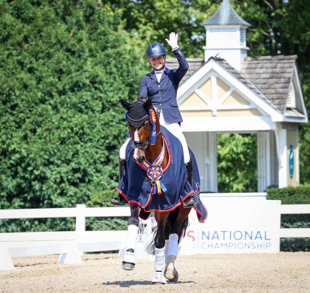 Adrienne Lyle and Zaunkonig. ©Avery Wallace/US Equestrian