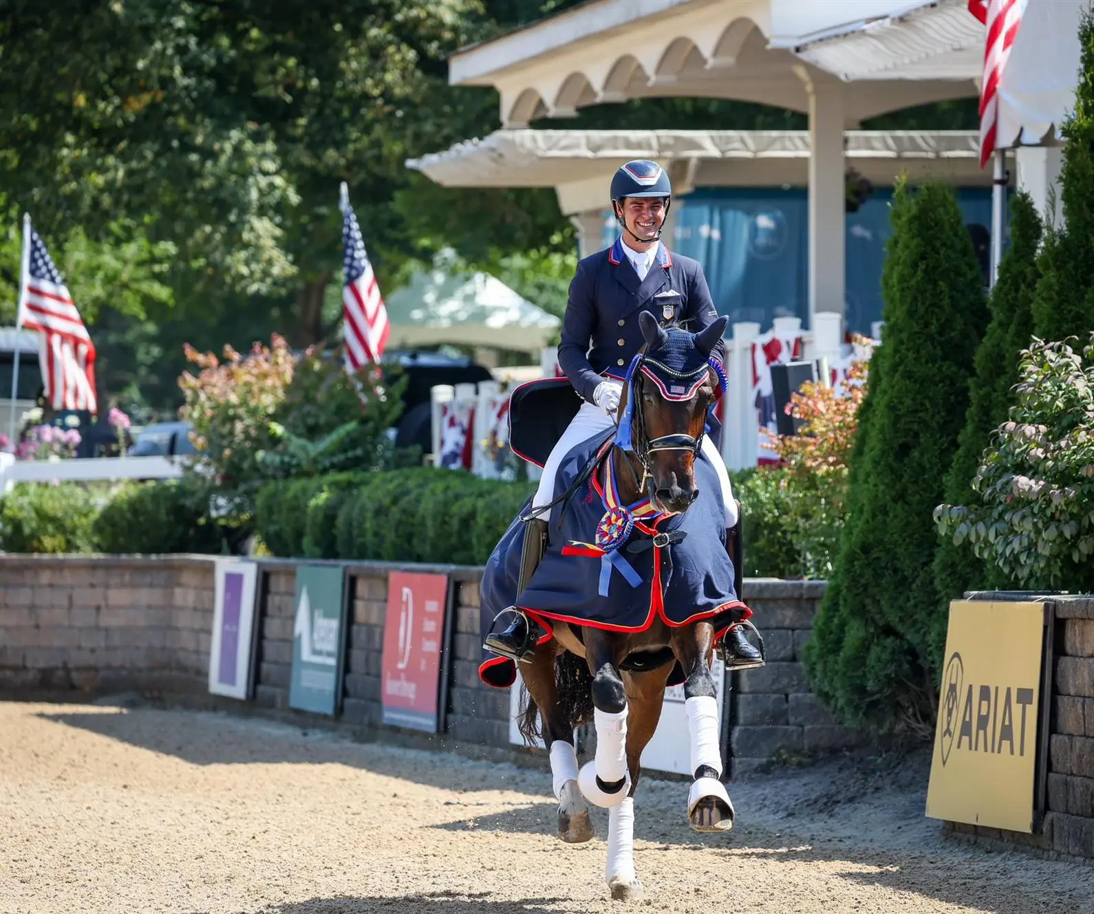 Christian Simonson and Son of a Lady. ©Avery Wallace/US Equestrian
