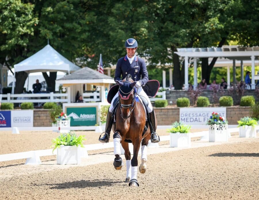 Photo - Christian Simonson and Son of a Lady. (©Avery Wallace/US Equestrian)