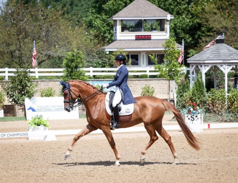 Virginia Woodcock and Mollegardens Sans-Souci. ©Avery Wallace/US Equestrian