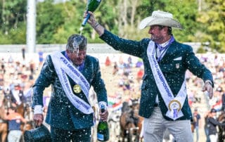 Chester Weber and Boyd Excell (Photo: FEI/Martin Dokupil)