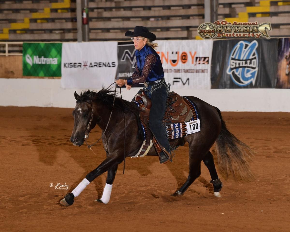 Cover - Rancho Los Palominos Prime Time Non Pro Champion - Teresa Putman & Augustus Mcgrey. Photo @Becky editorial