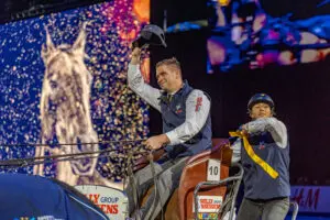 Dries Degrieck (BEL) - winner of the FEI Driving World Cup™ 2024/25 - Stockholm (SWE)