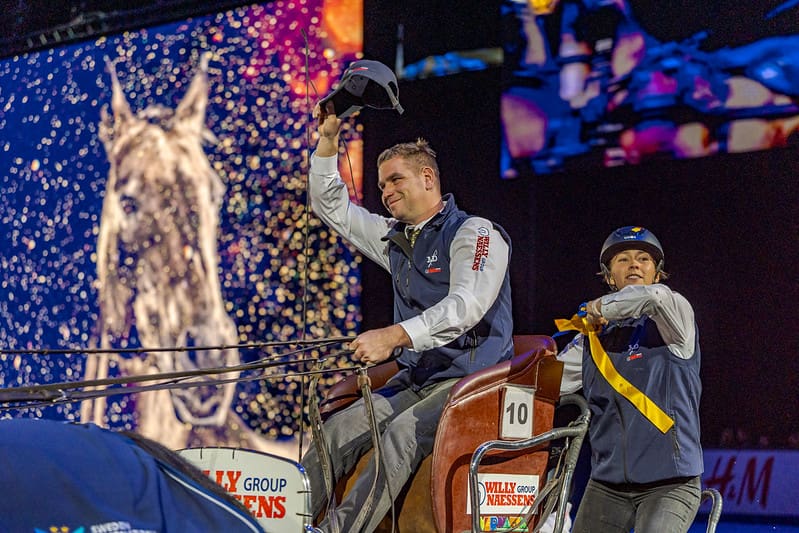 Dries Degrieck (BEL) - winner of the FEI Driving World Cup™ 2024/25 - Stockholm (SWE)